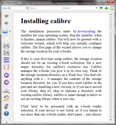Screenshot of the application calibre for Windows - #2