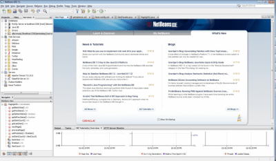 Screenshot of the application NetBeans - #1