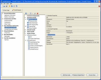 Screenshot of the application InstallJammer - #4