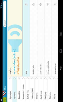 Screenshot of the application Tap & Say - Travel Phrasebook - #8
