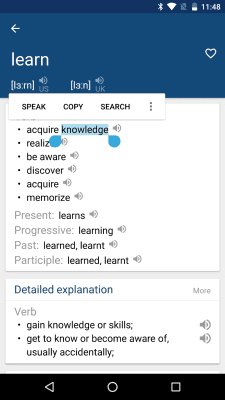 Screenshot of the application English Dictionary - #2