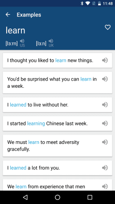 Screenshot of the application English Dictionary - #3