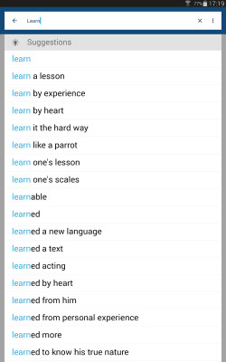 Screenshot of the application English Dictionary - #6