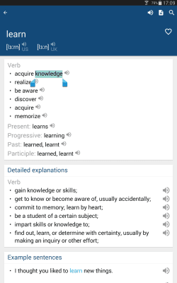 Screenshot of the application English Dictionary - #7