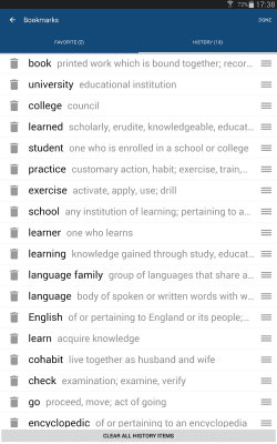 Screenshot of the application English Dictionary - #9