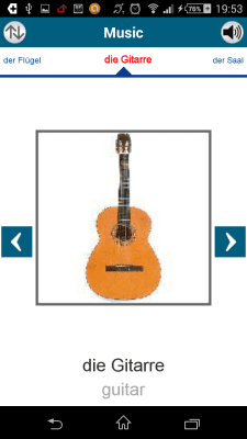 Screenshot of the application German 50 languages - #8