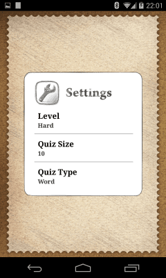 Screenshot of the application Words, words, words! - #4