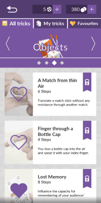 Screenshot of the application A guide to tricks - #1