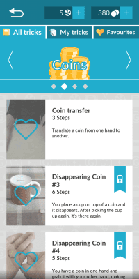 Screenshot of the application A guide to tricks - #6