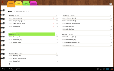 Screenshot of the application Obrey Products Diary - #1