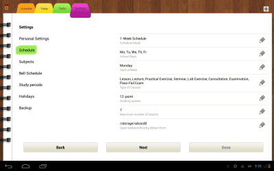 Screenshot of the application Obrey Products Diary - #3