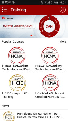 Screenshot of the application Huawei Learning - #1