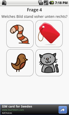 Screenshot of the application Gedächtnis-Trainer - #3