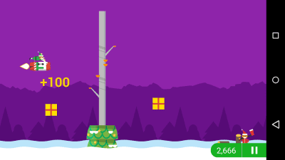 Screenshot of the application Google Santa Tracker - #4