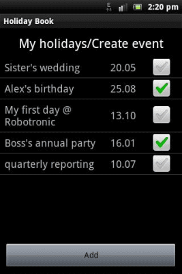 Screenshot of the application Congratulations - #5