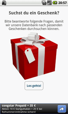 Screenshot of the application Geschenke-Ratgeber - #1