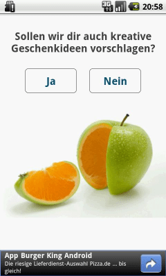 Screenshot of the application Geschenke-Ratgeber - #3