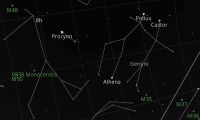 Screenshot of the application Sky Map - #7