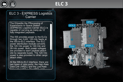 Screenshot of the application Space Station Research Xplorer - #6