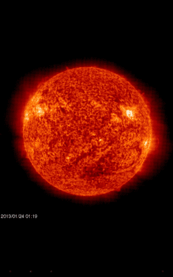 Screenshot of the application SOHO images of the Sun - #4
