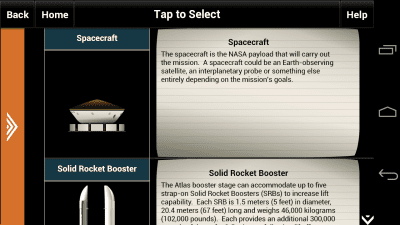 Screenshot of the application Rocket Science 101 - #4
