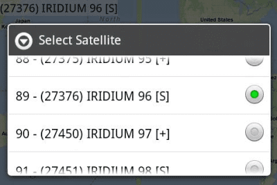 Screenshot of the application Iridium - #4