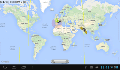 Screenshot of the application Iridium - #8