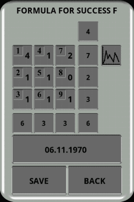 Screenshot of the application Magic Square Free - #2