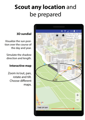 Screenshot of the application Sun Locator Lite - #2