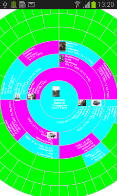 Screenshot of the application Genealogical family tree - #6