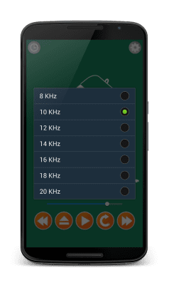 Screenshot of the application Dog whistle (ultrasonic) - #3