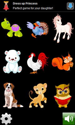 Screenshot of the application Animal World - #7