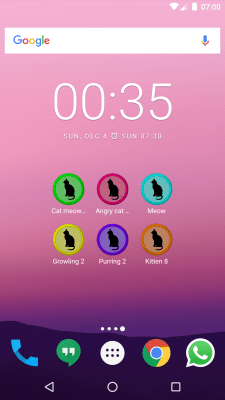 Screenshot of the application Cat Sounds - #4