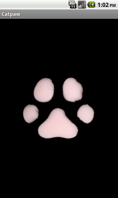 Screenshot of the application Catpaw cat sounds - #1