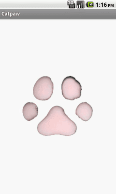 Screenshot of the application Catpaw cat sounds - #2