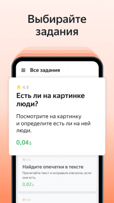 Screenshot of the application Yandex.Toloka - #2
