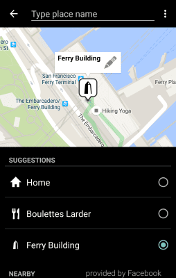 Screenshot of the application Moves - #4