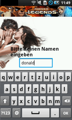 Screenshot of the application Passen eure Namen? - #2