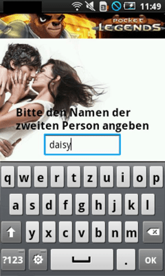 Screenshot of the application Passen eure Namen? - #3