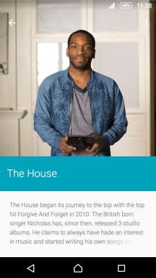 Screenshot of the application TrackID: Music recognition - #7