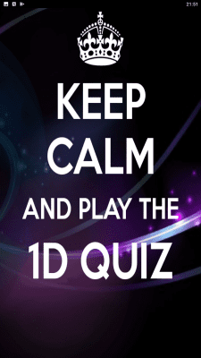 Screenshot of the application One Direction quiz & 1D games - #1