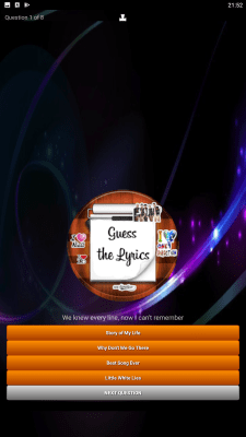 Screenshot of the application One Direction quiz & 1D games - #4