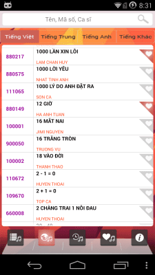 Screenshot of the application SAP Karaoke - #3