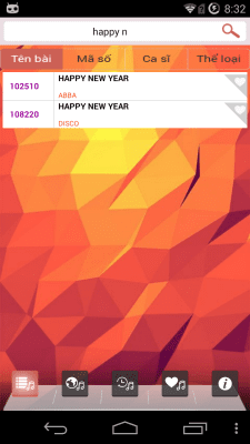 Screenshot of the application SAP Karaoke - #6