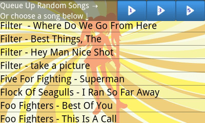 Screenshot of the application Karaoke-A-GoGo Lite - #2