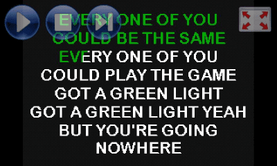 Screenshot of the application Karaoke-A-GoGo Lite - #4