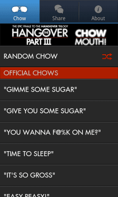 Screenshot of the application The Hangover - #2