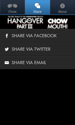 Screenshot of the application The Hangover - #3