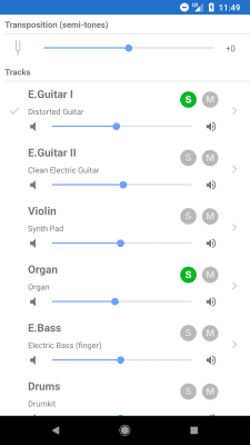 Screenshot of the application Guitar Pro - #4