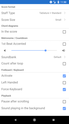Screenshot of the application Guitar Pro - #7